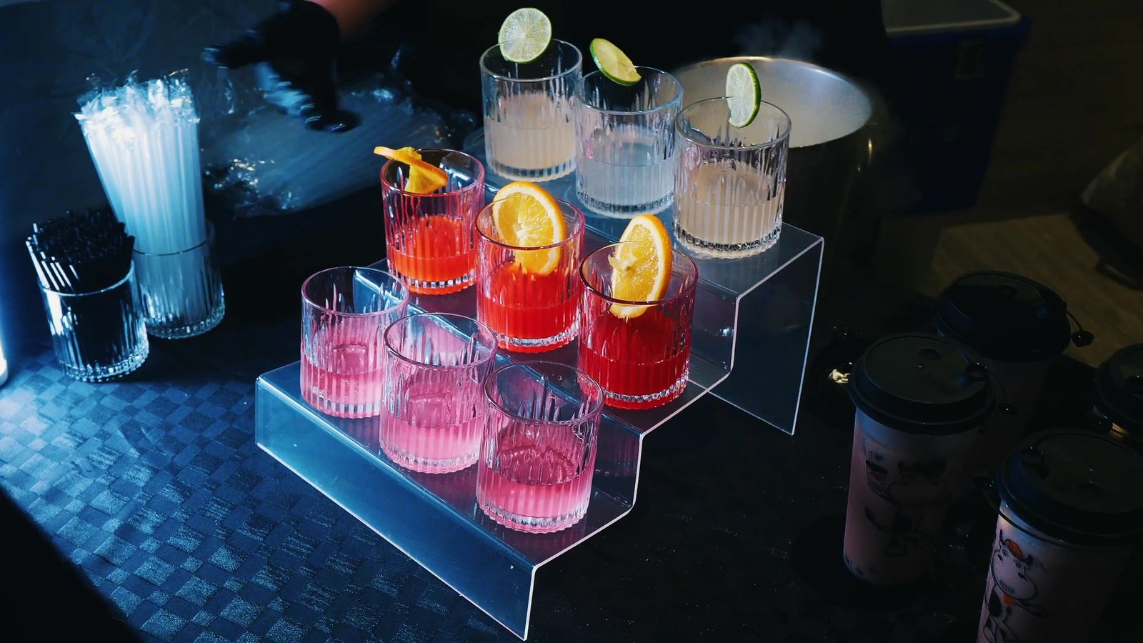 Premium cocktail presentation from a 3rd Sip & Co event